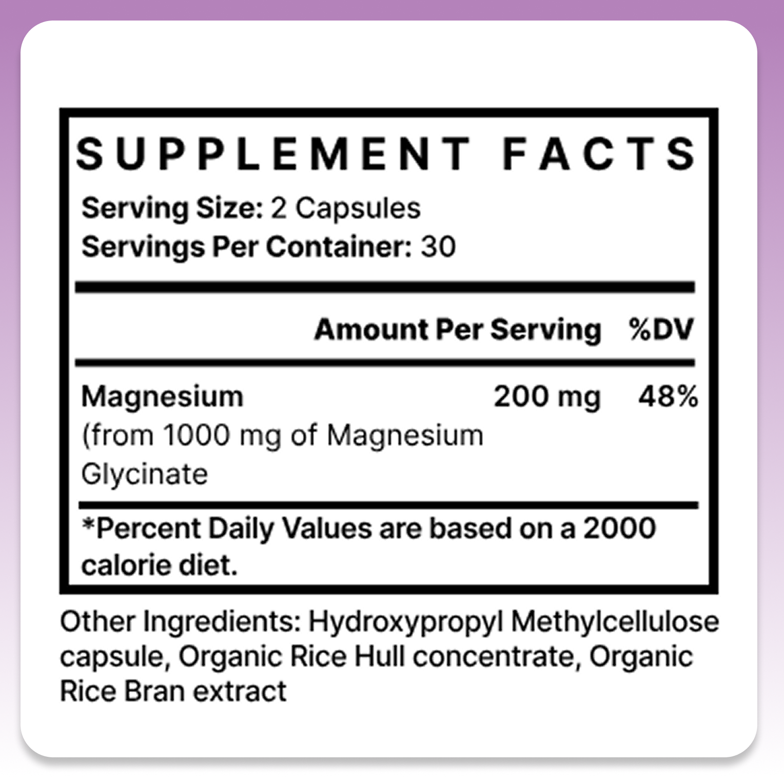 Magnesium Glycinate