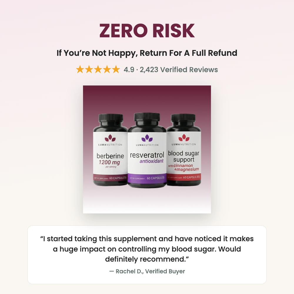 Blood Sugar Bundle — 90-day money-back guarantee and verified customer review
