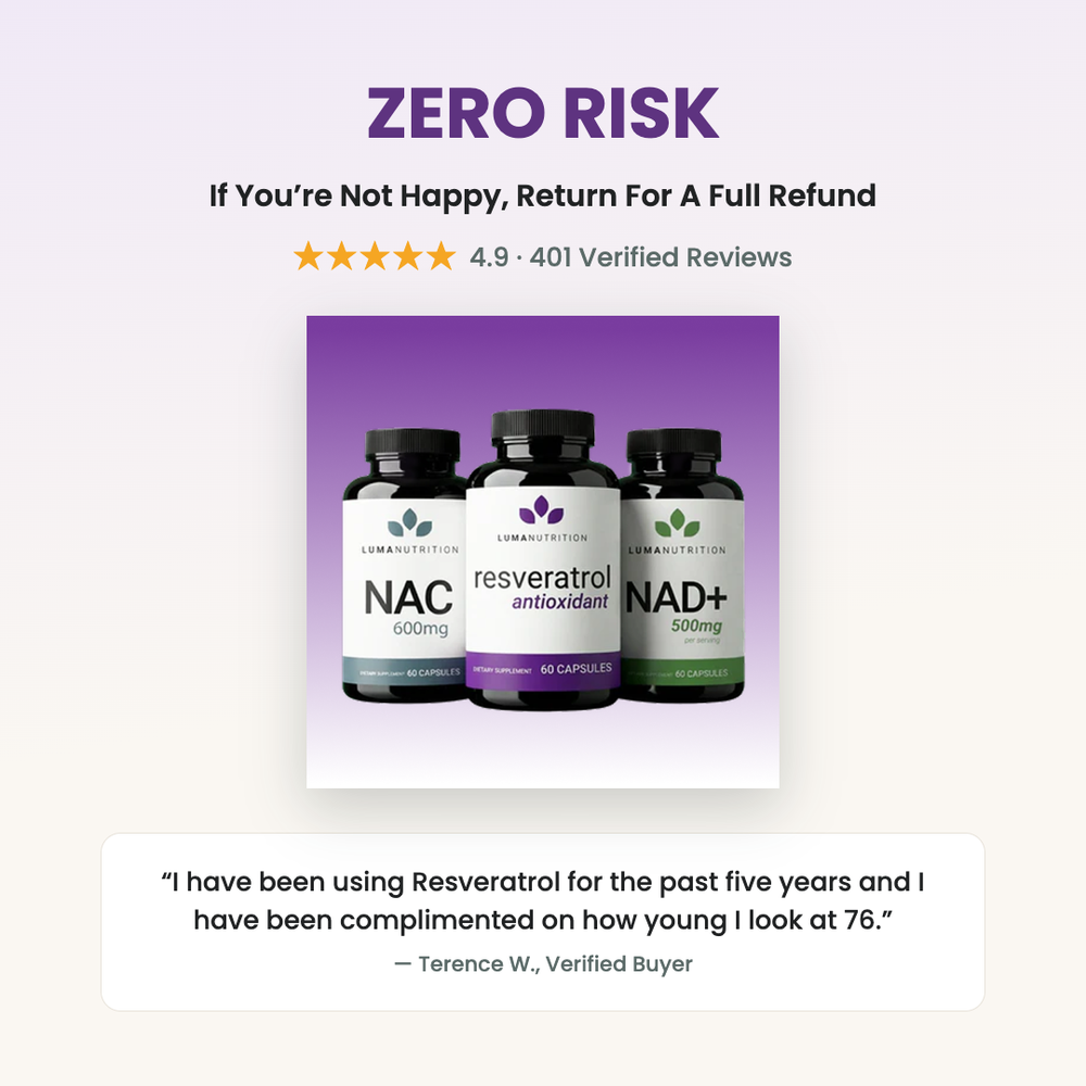 Longevity Protocol — 90-day money-back guarantee and verified customer review