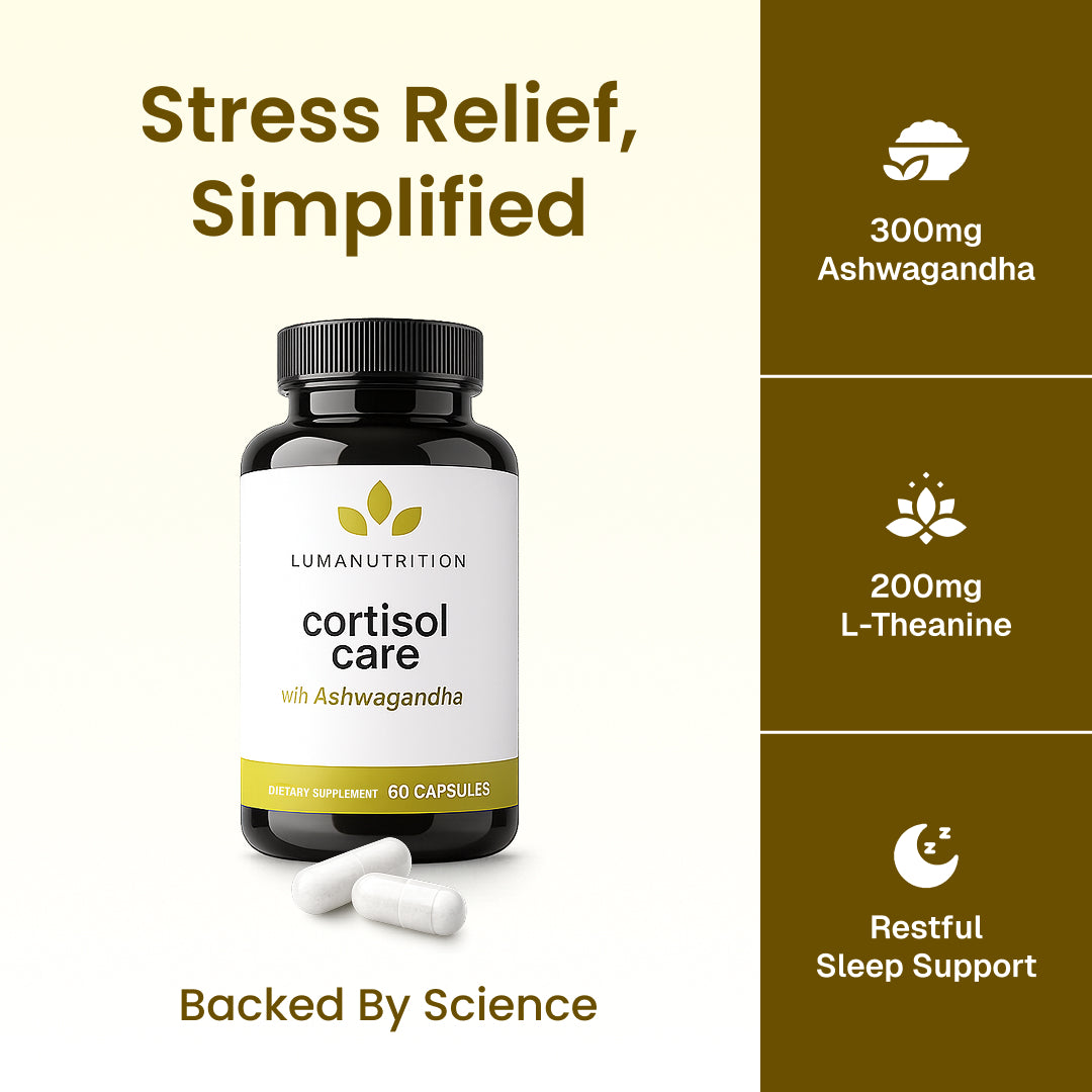 Cortisol Care PDP infographic