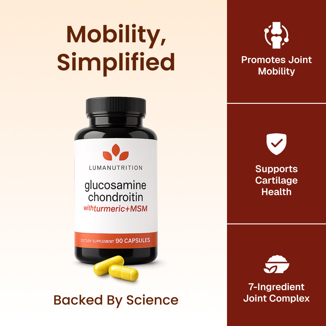 Glucosamine Chondroitin MSM PDP infographic