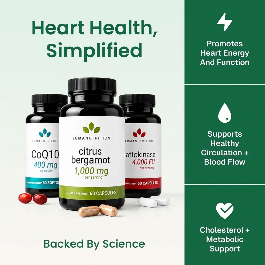 Heart Health, Simplified — bundle overview infographic
