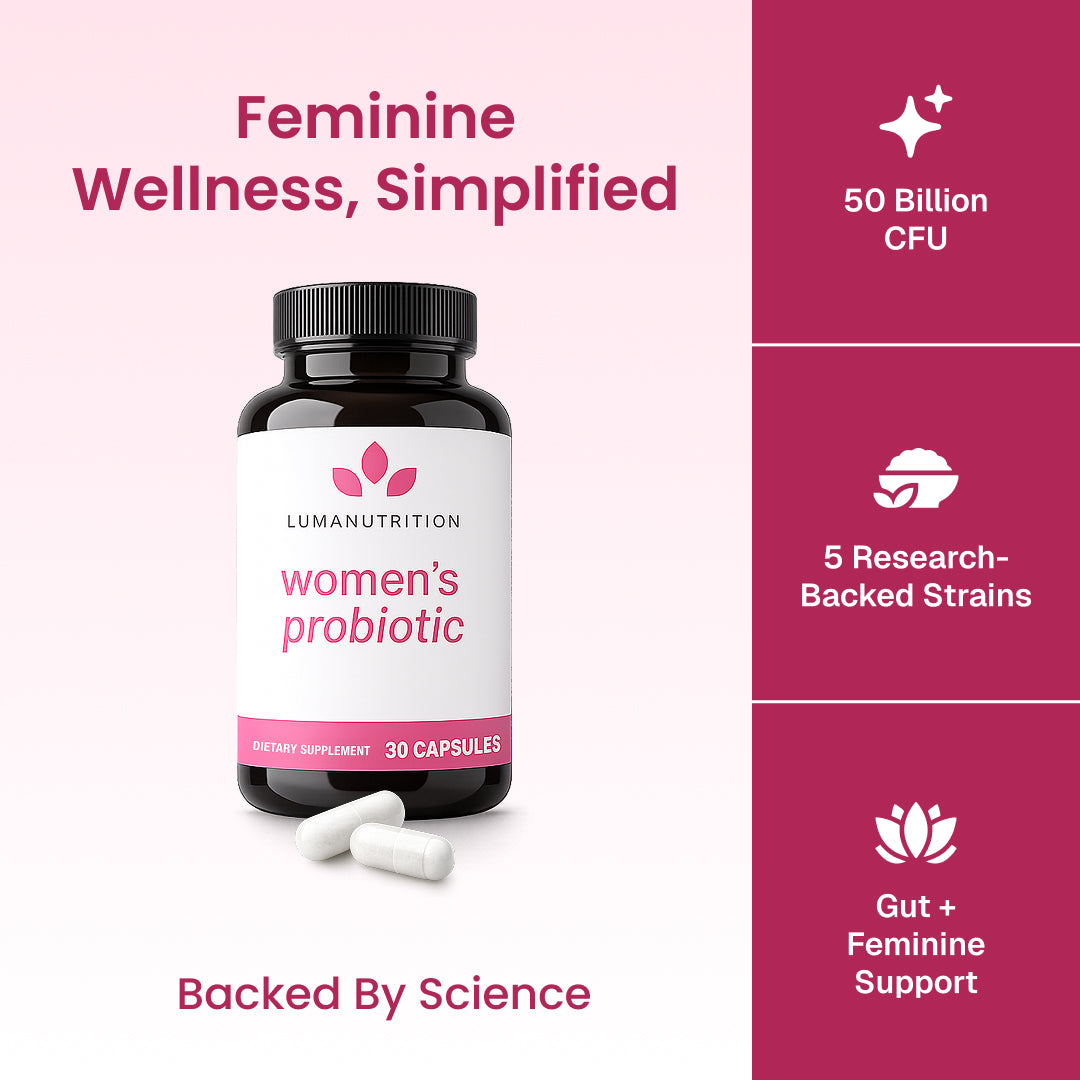 Women's Probiotic PDP infographic