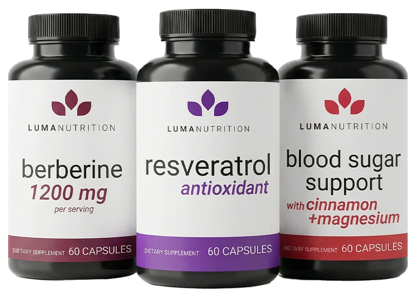 The Metabolism Bundle: Berberine, Resveratrol and Blood Sugar Support