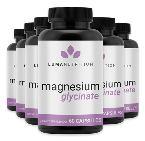 6 bottles of Magnesium Glycinate