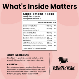 Glucosamine Chondroitin MSM