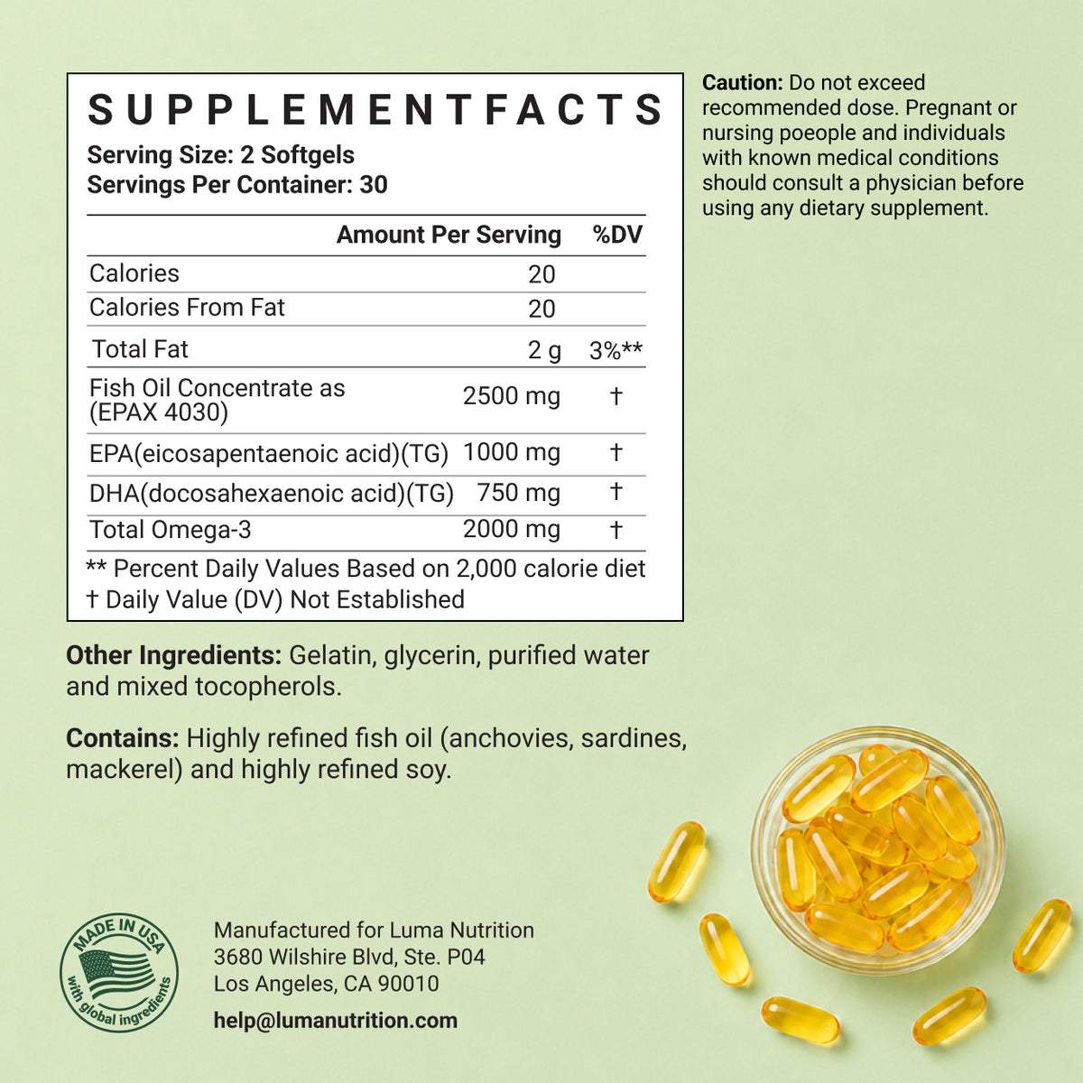 Omega 3 Fish Oil