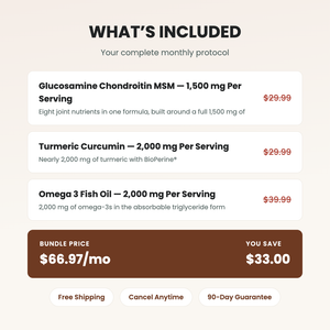 Joint Health Protocol — what's included and monthly price