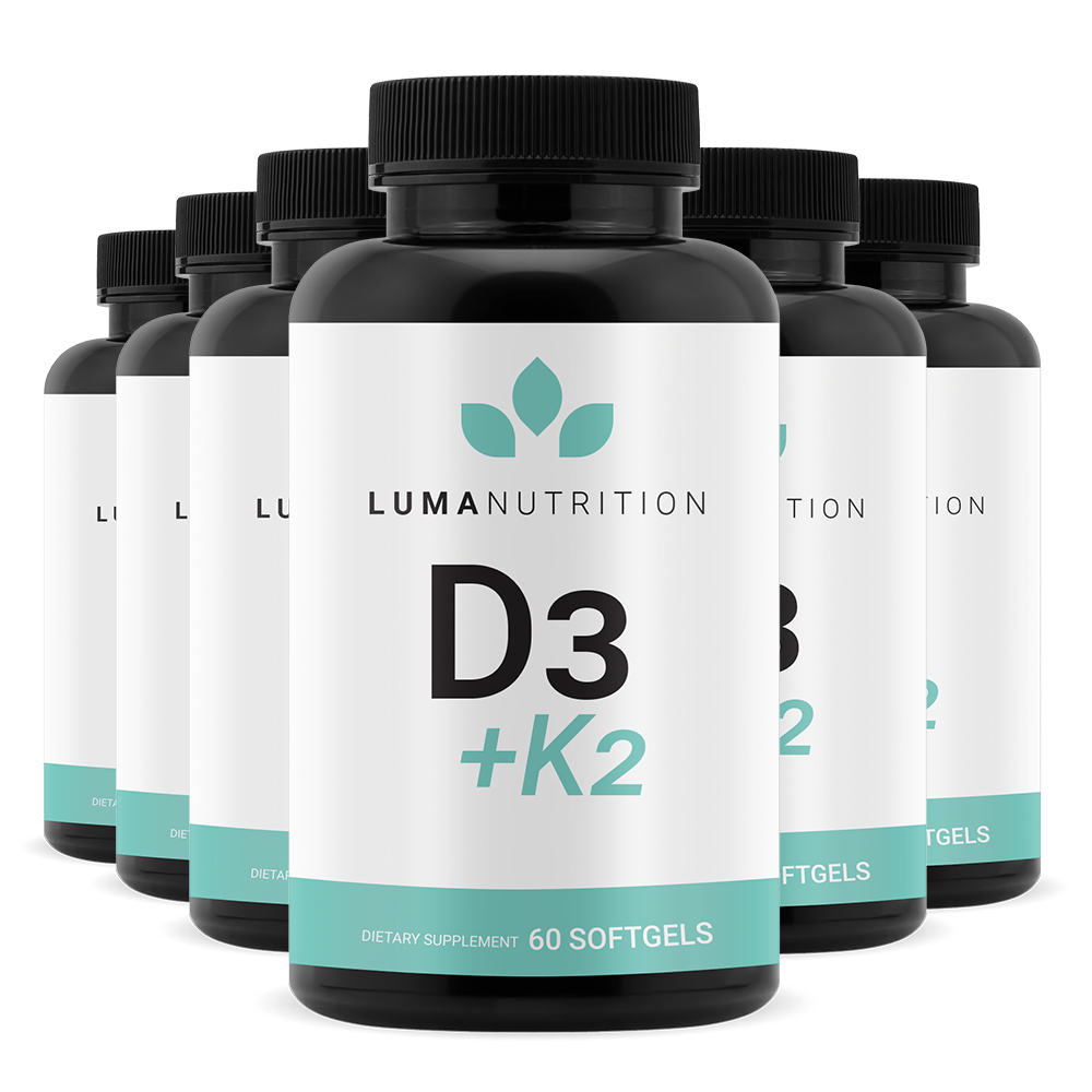 Vitamin D3 + K2 - 6 Bottles