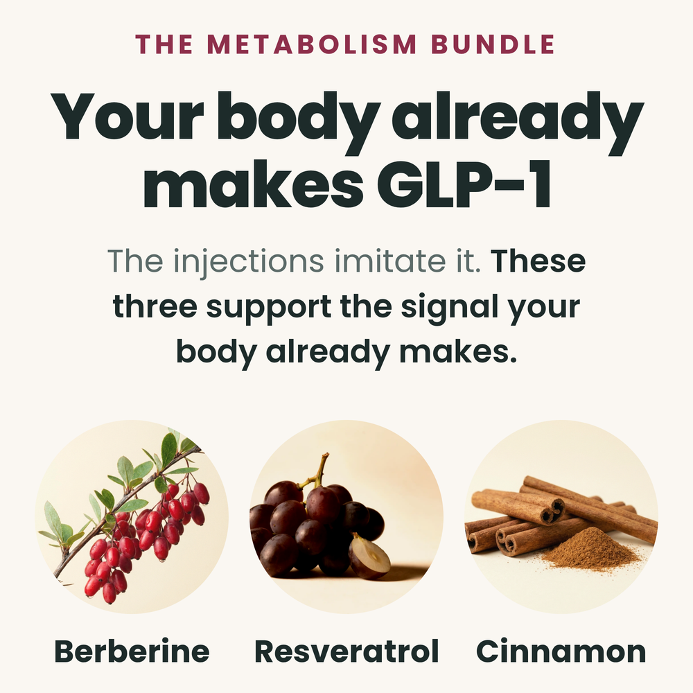 Your body already makes GLP-1: berberine, resveratrol and cinnamon support the signal you already make