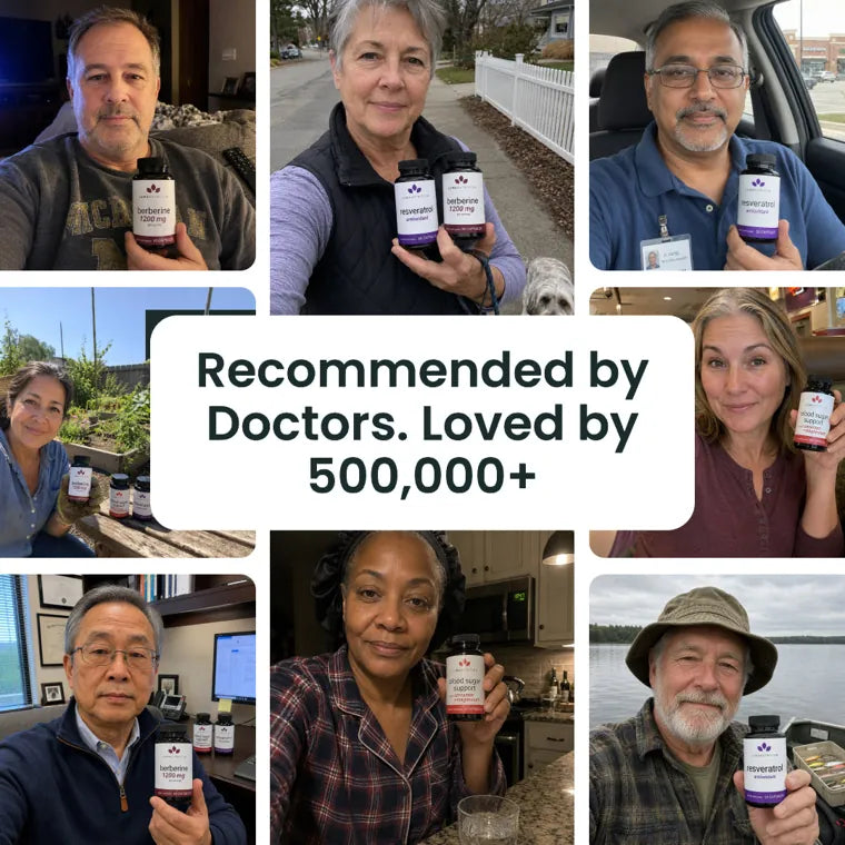 Recommended by doctors, trusted by 500,000+ customers