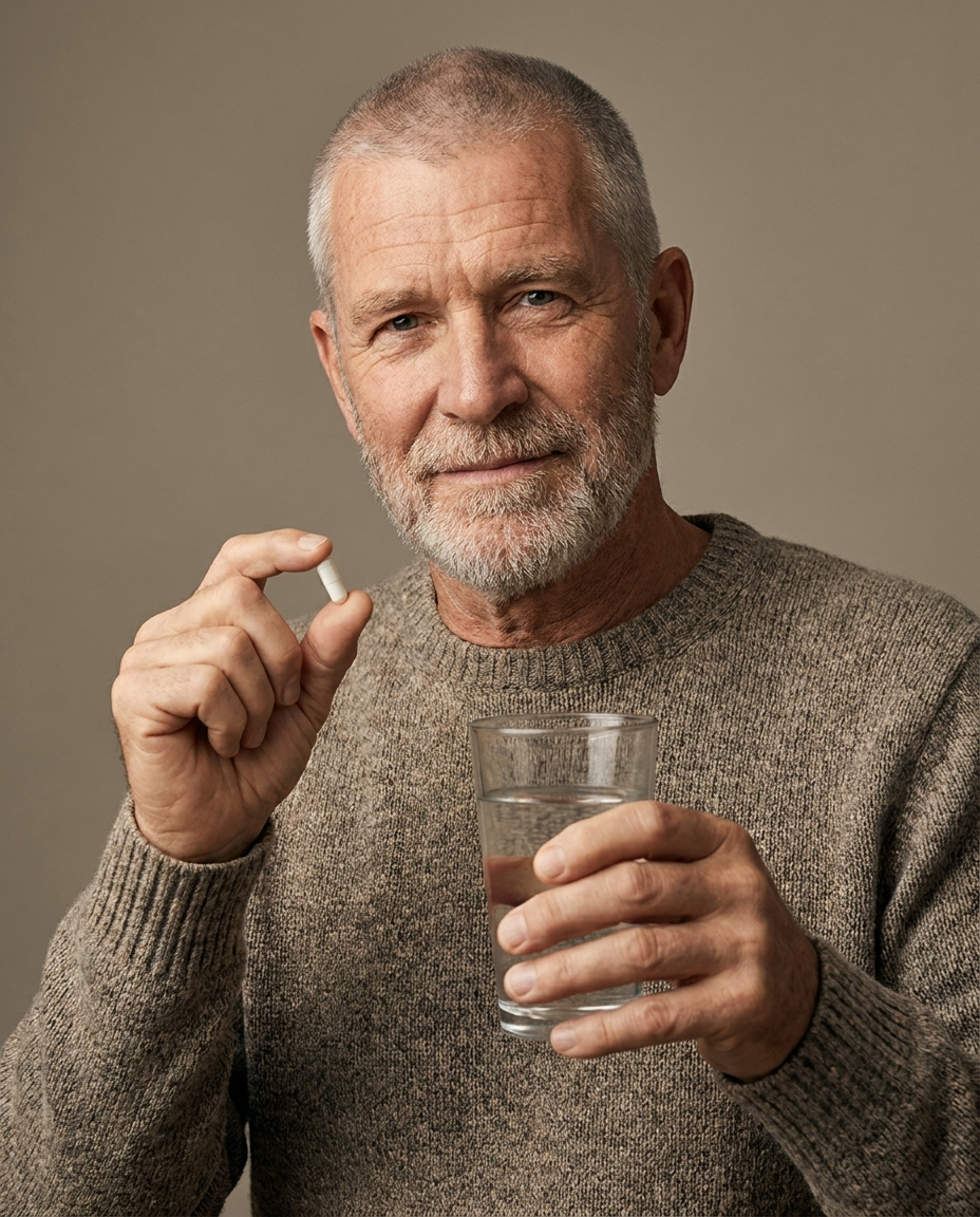 Luma customer with supplement capsule