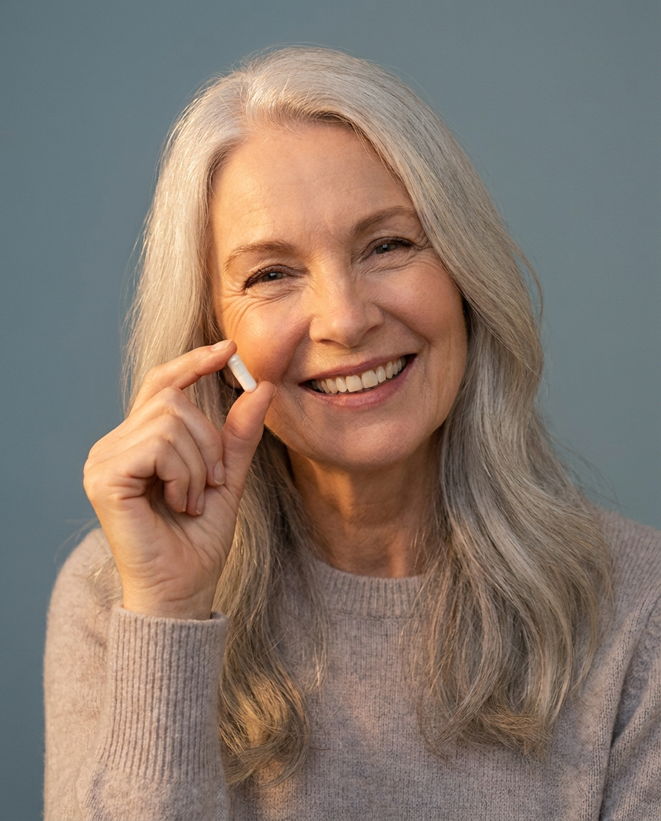 Luma customer with supplement capsule