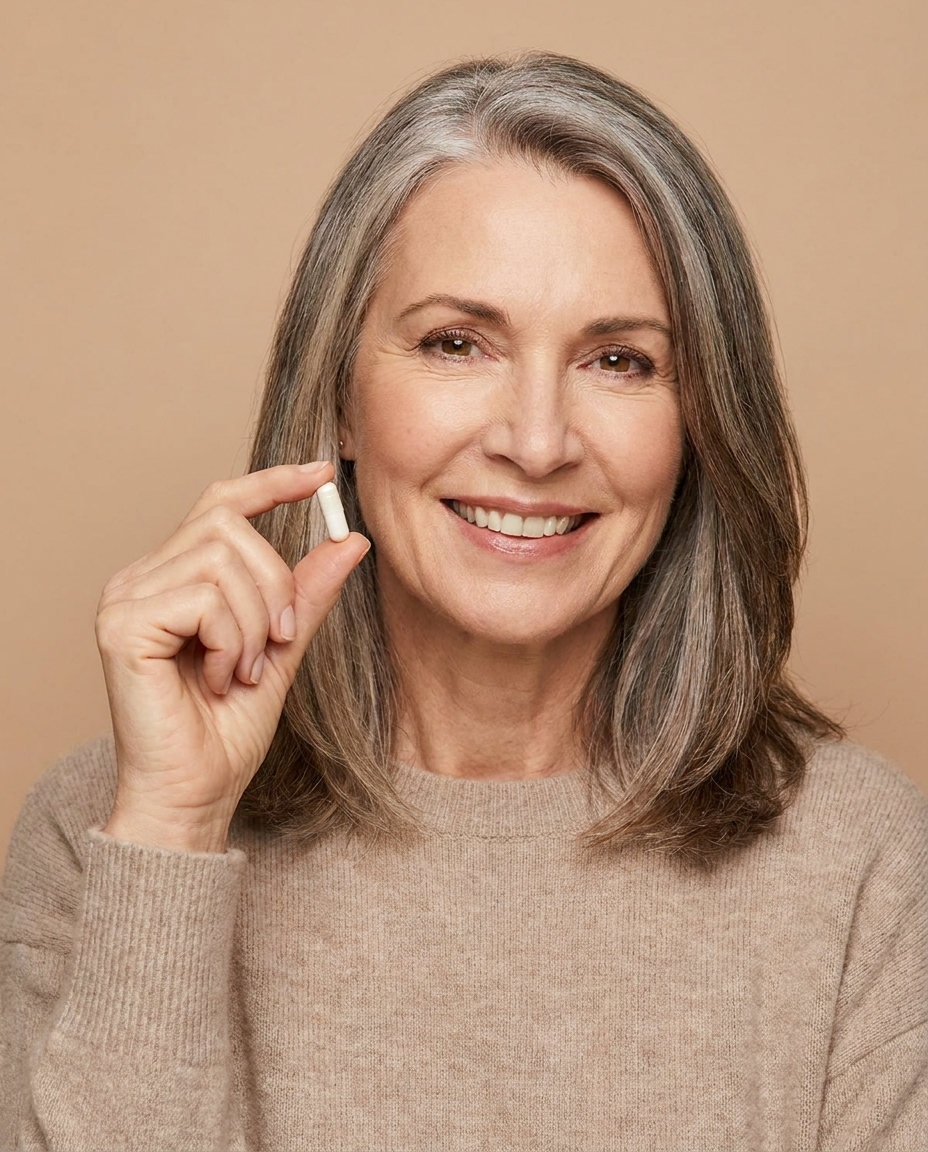 Luma customer with supplement capsule