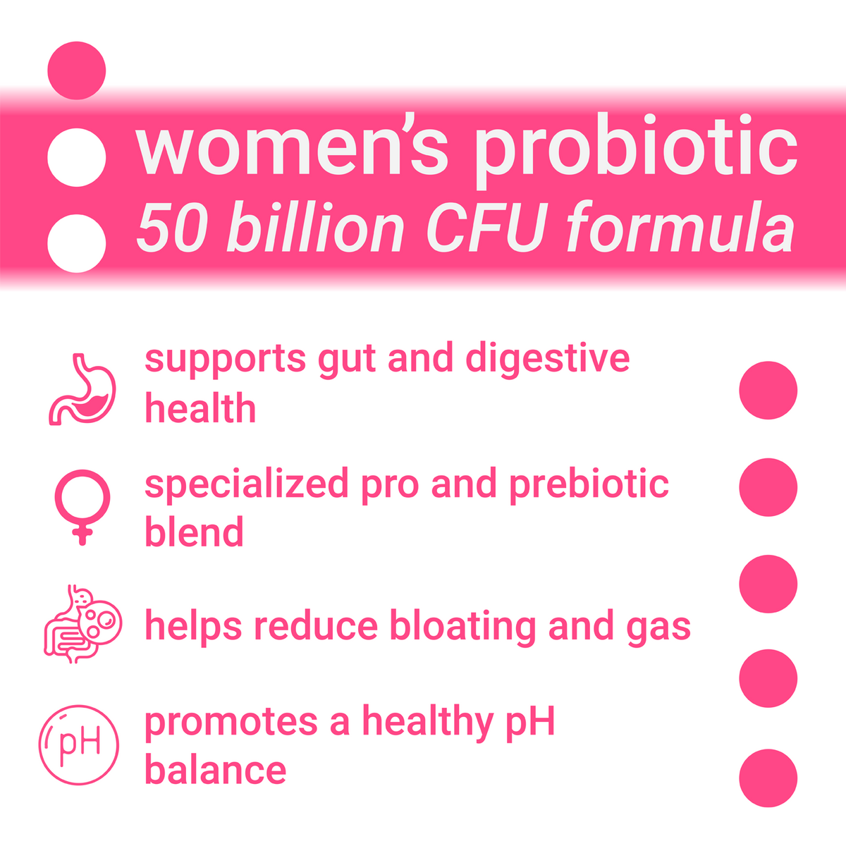 Women's Probiotic - 4 Bottle Discount