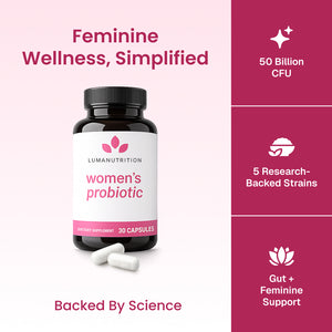 Women's Probiotic PDP infographic