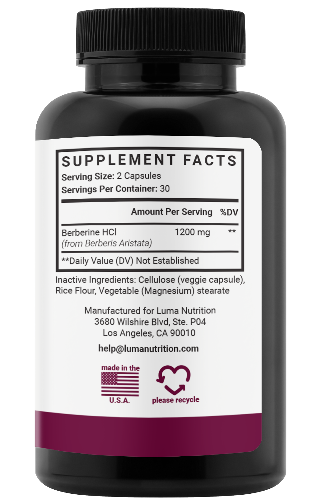 Berberine - 3 Bottle Discount